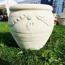 Donica ceramiczna na taras i do ogrodu 35 x 35