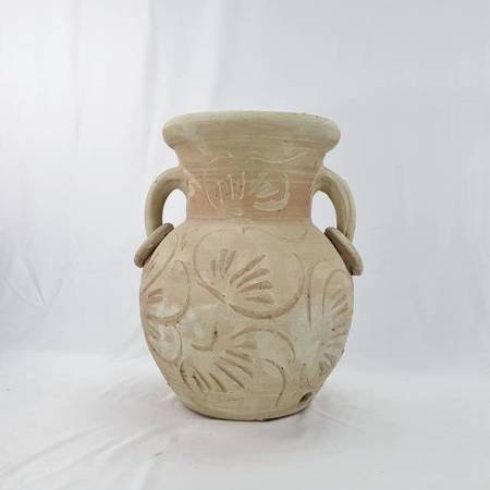 Amfora ceramiczna rzeźbiona 40 cm